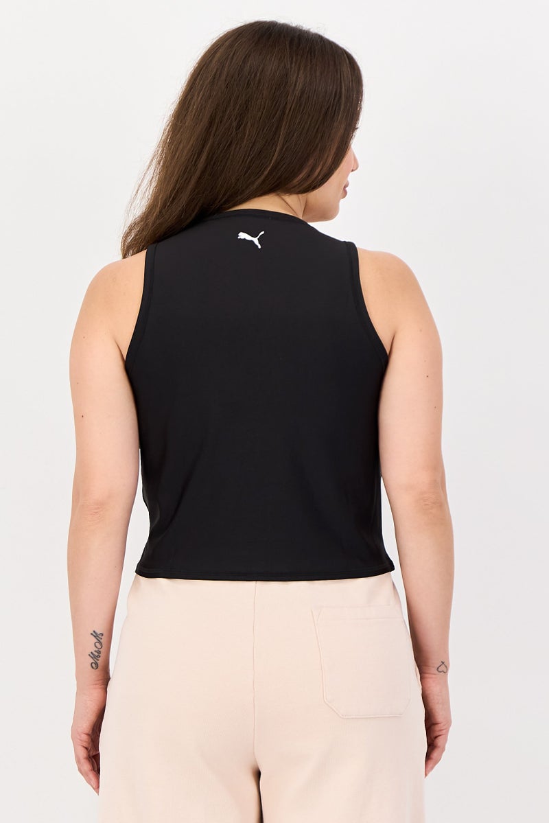 PUMA Women Sportswear Fit Sleeveless Training Tank Top, Black - Image 4